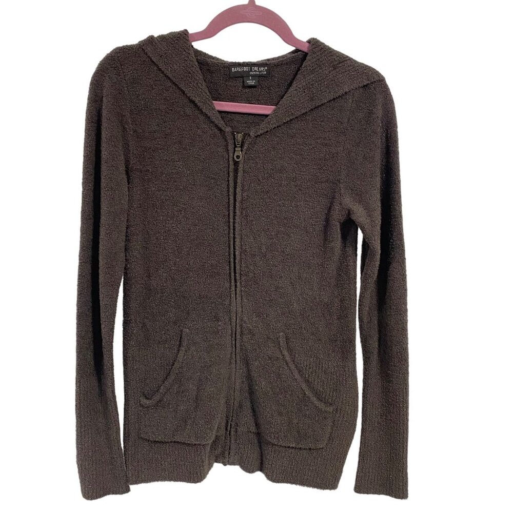 Barefoot Dreams CozyChic Lite Relaxed Zip-Up Hoodie Size S‎